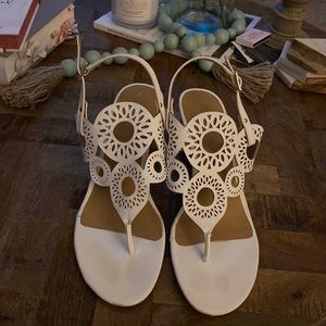 2” white wedges. Great quality.